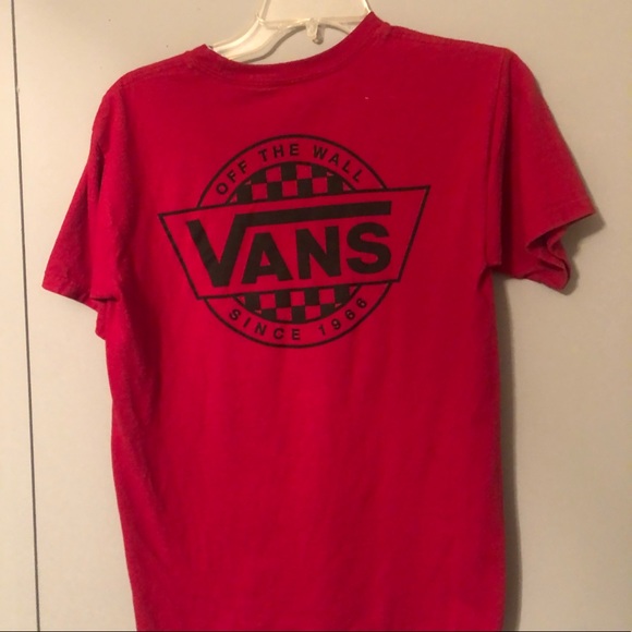 Vans red shirt - Picture 2 of 2